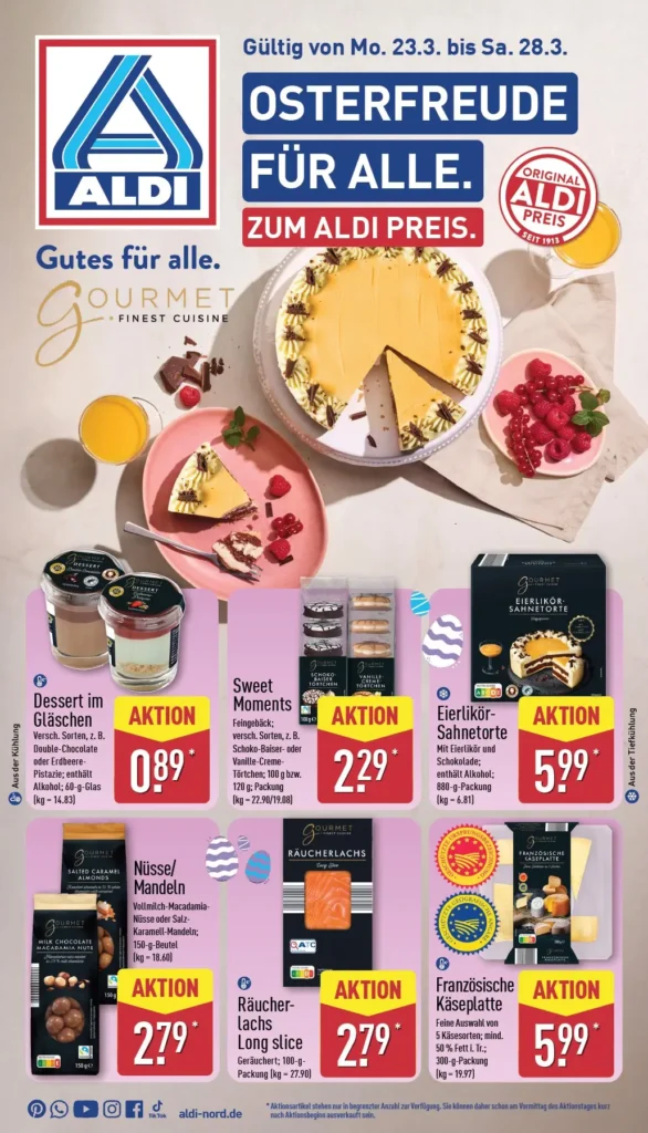 Geschäft ALDI Nord prospekt diese woche gültig bis 28.3.2026 aldi nord prospekt zum blättern gültig bis 28.3.2026