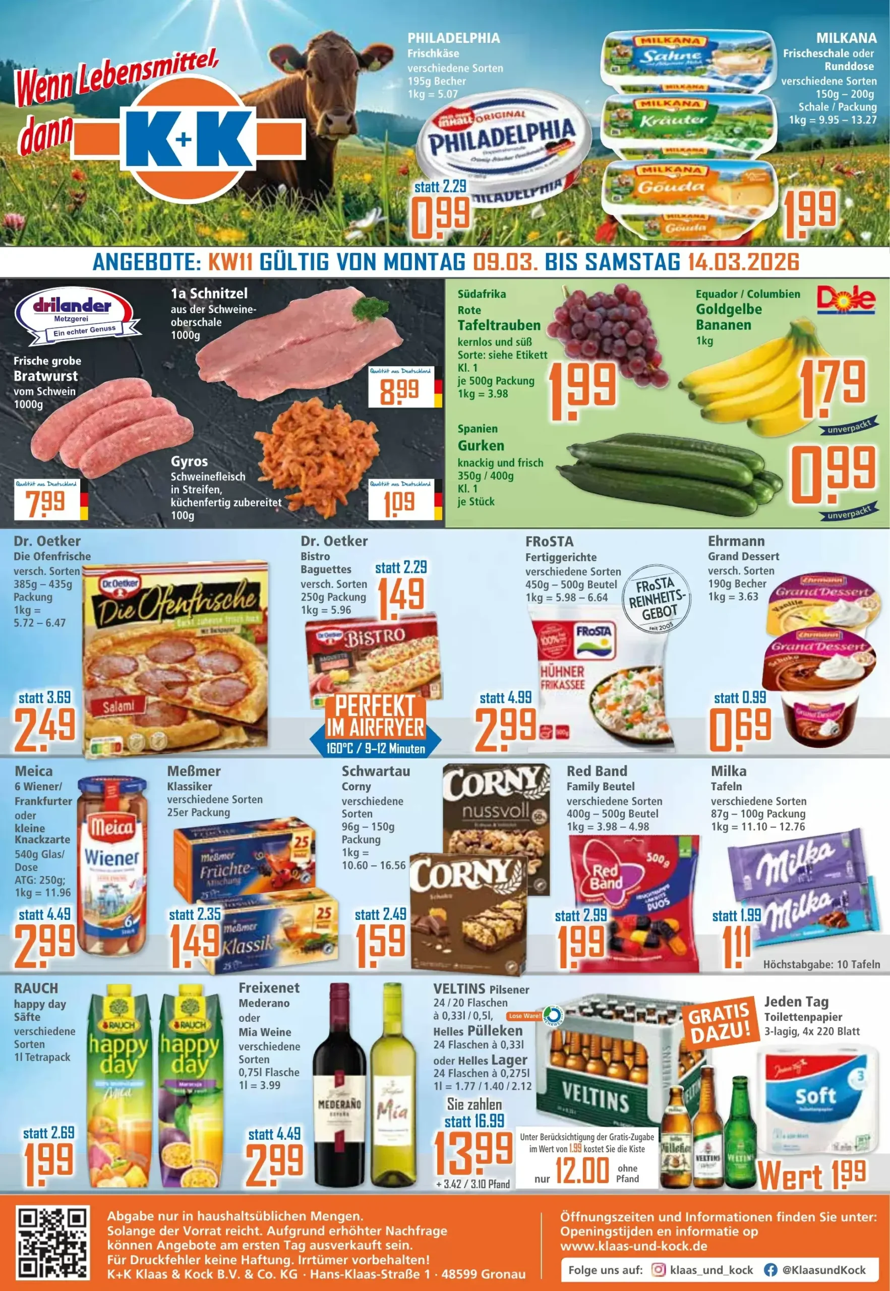 k&k prospekt blättern gültig bis 14.3.2026