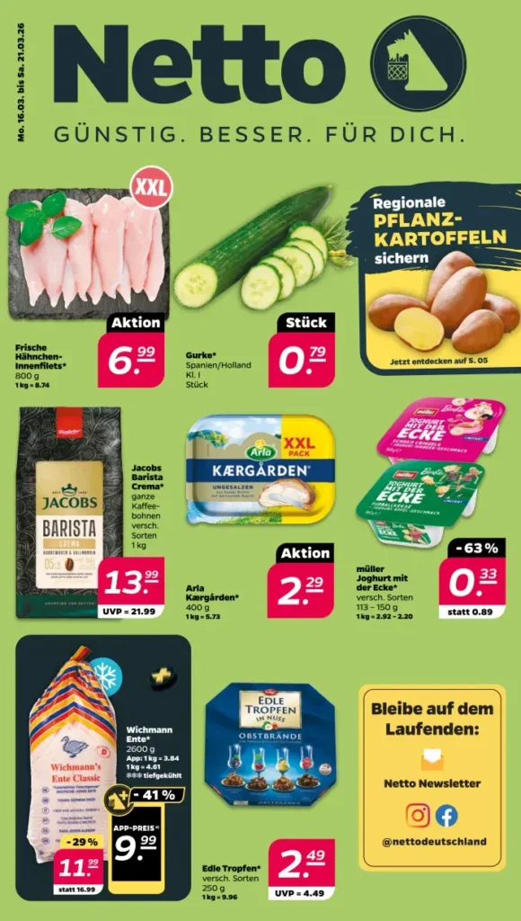 netto prospekt nächste woche gültig bis 21.3.2026