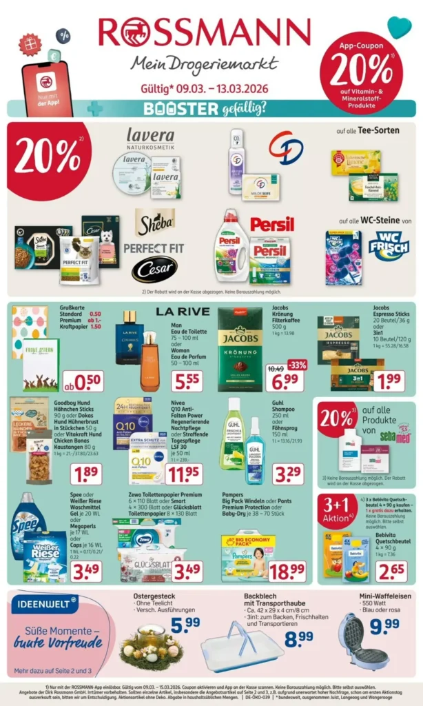 Geschäft Rossmann prospekt angebote diese woche gültig bis 13.3.2026 rossmann prospekt zum blättern gültig bis 13.3.2026