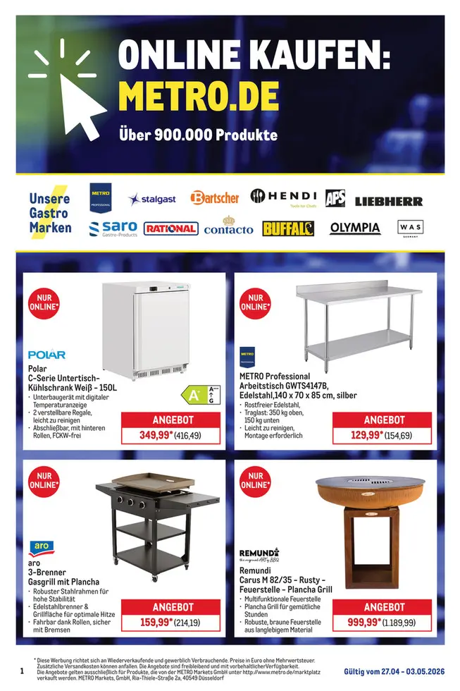 metro angebote wochen prospekte online gültig bis 4.5.2026