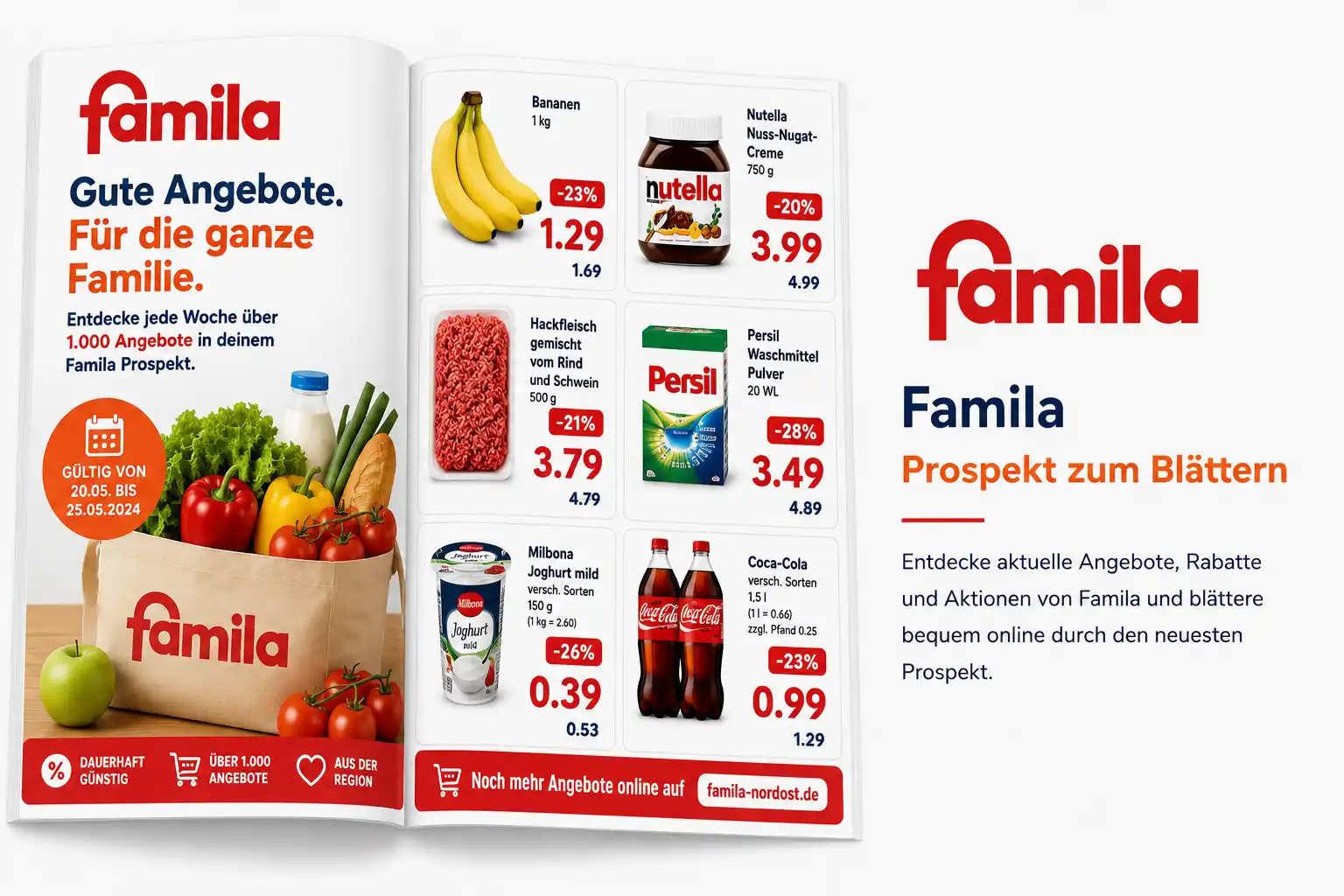 Famila Prospekt zum Blättern
