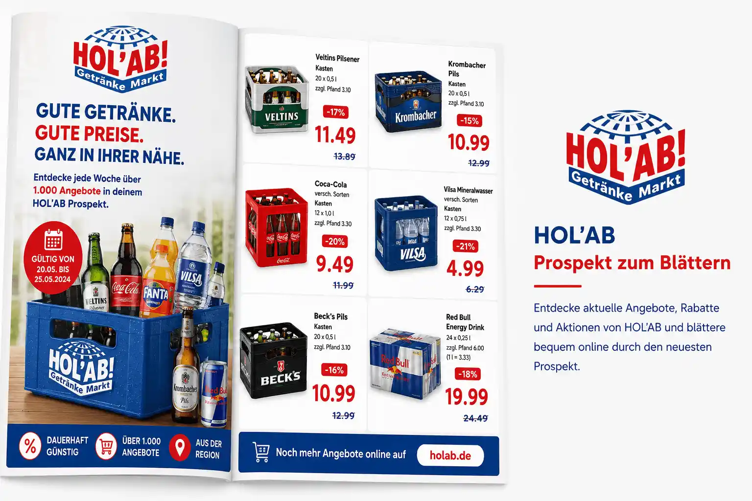 HOL’AB Prospekt zum Blättern