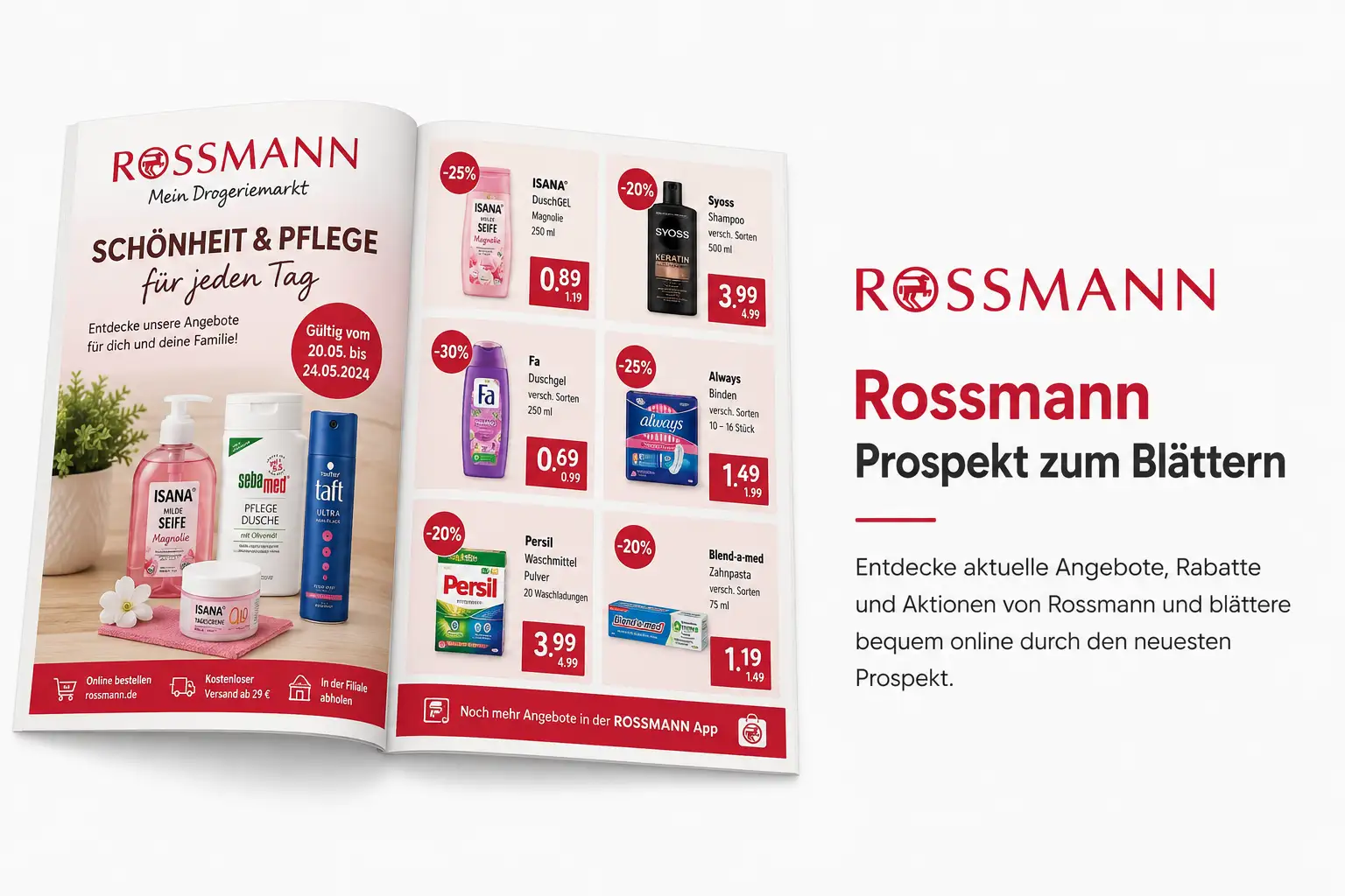 Rossmann Prospekt zum Blättern