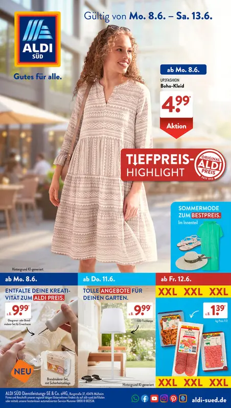 Geschäft ALDI Süd prospekt zum blättern nächste woche gültig bis 13.6.2026 aldi süd prospekt vorschau gültig bis 13.6.2026