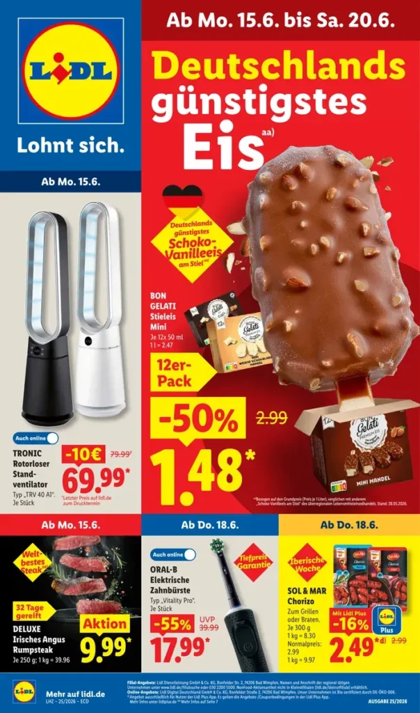 Geschäft Lidl prospekt nächste woche gültig bis 20.6.2026 lidl prospekt zum blättern nächste woche gültig bis 20.6.2026