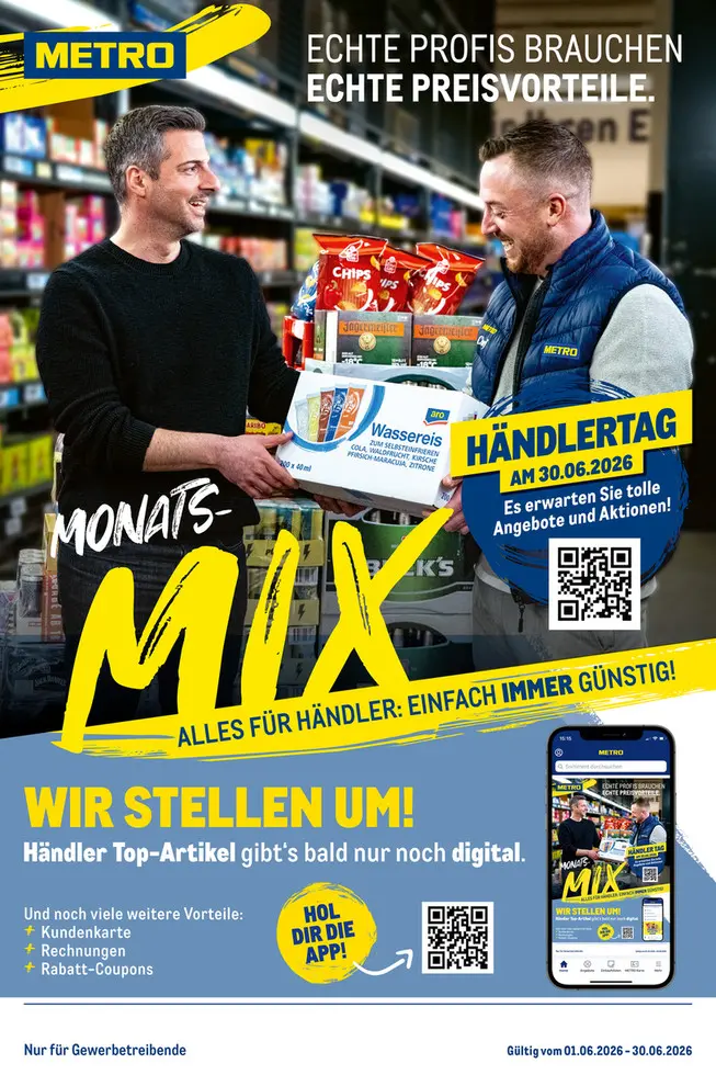 Geschäft Metro angebote diese woche gültig bis 30.6.2026 metro angebote online gültig bis 30.6.2026