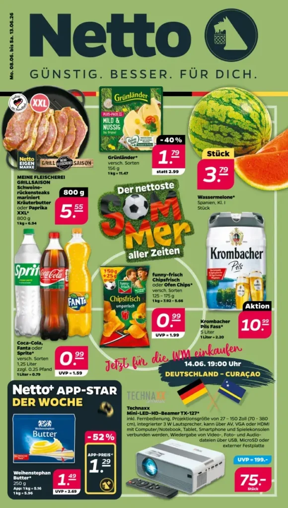 Geschäft Netto prospekt zum blättern nächste woche gültig bis 13.6.2026 netto prospekt nächste woche gültig bis 13.6.2026
