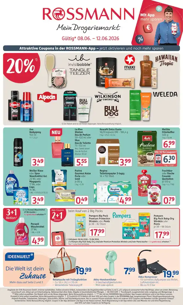 Geschäft Rossmann prospekt zum blättern von diese woche gültig bis 12.6.2026 rossmann prospekt zum blättern gültig bis 12.6.2026