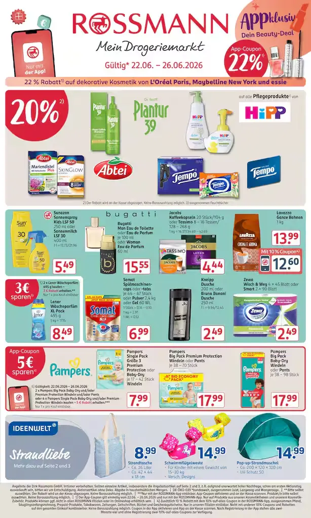 Geschäft Rossmann prospekt zum blättern von diese woche gültig bis 26.6.2026 rossmann prospekt zum blättern gültig bis 26.6.2026